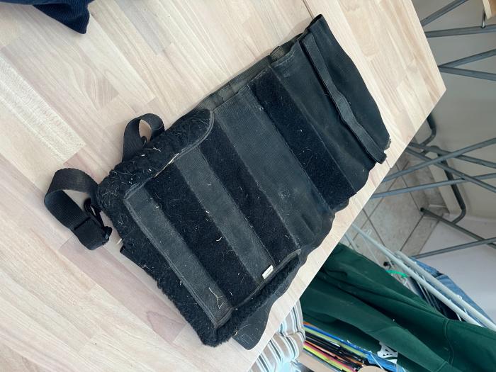 Bellyband - black pony size  